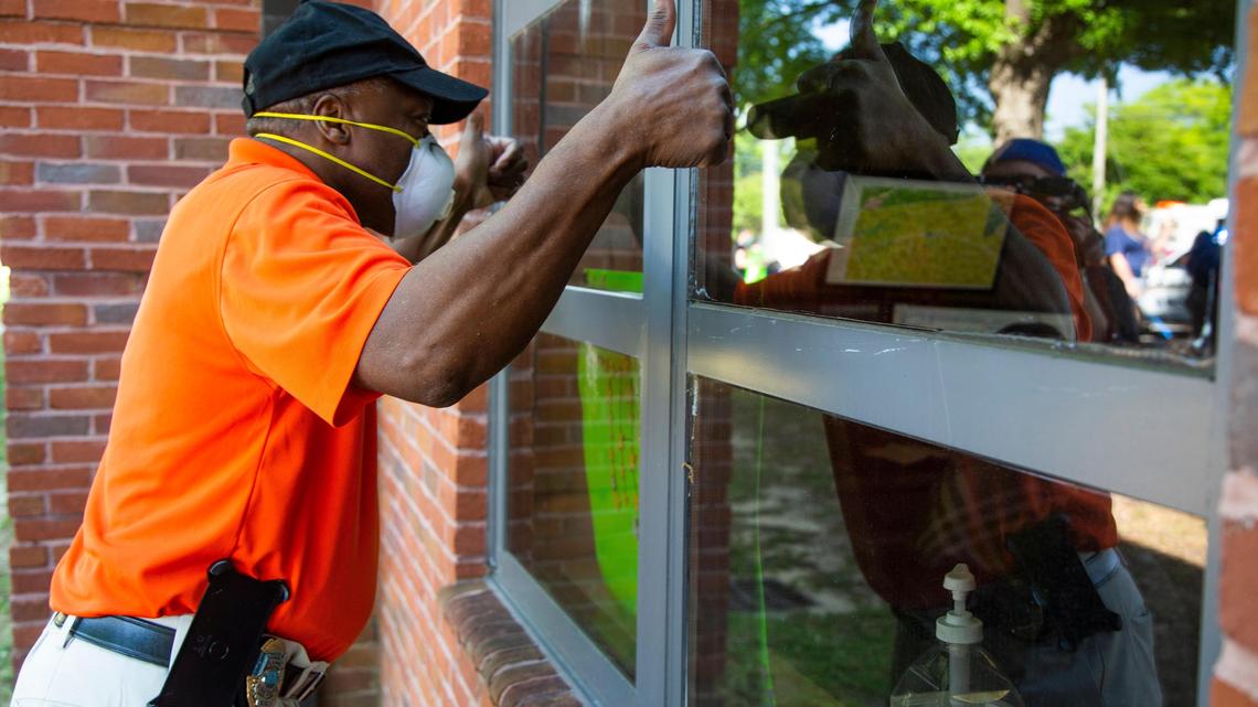 Quarantine got you down? Social distance today at Columbia first responder parade
