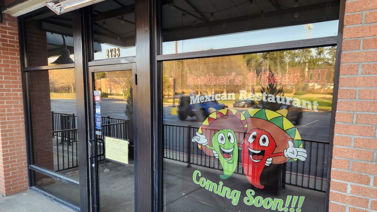 Brother’s & Beer III Mexican Restaurant has a sign up saying it is coming soon to the Murray Landing shopping center along N. Lake Drive near Irmo and Lake Murray.