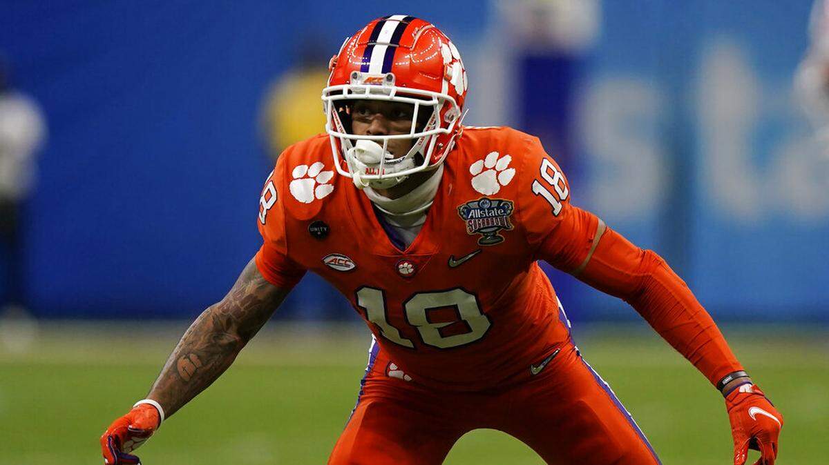 Clemson safety Joseph Charleston plays against Ohio State during the second half of the Sugar Bowl NCAA college football game Friday, Jan. 1, 2021, in New Orleans.