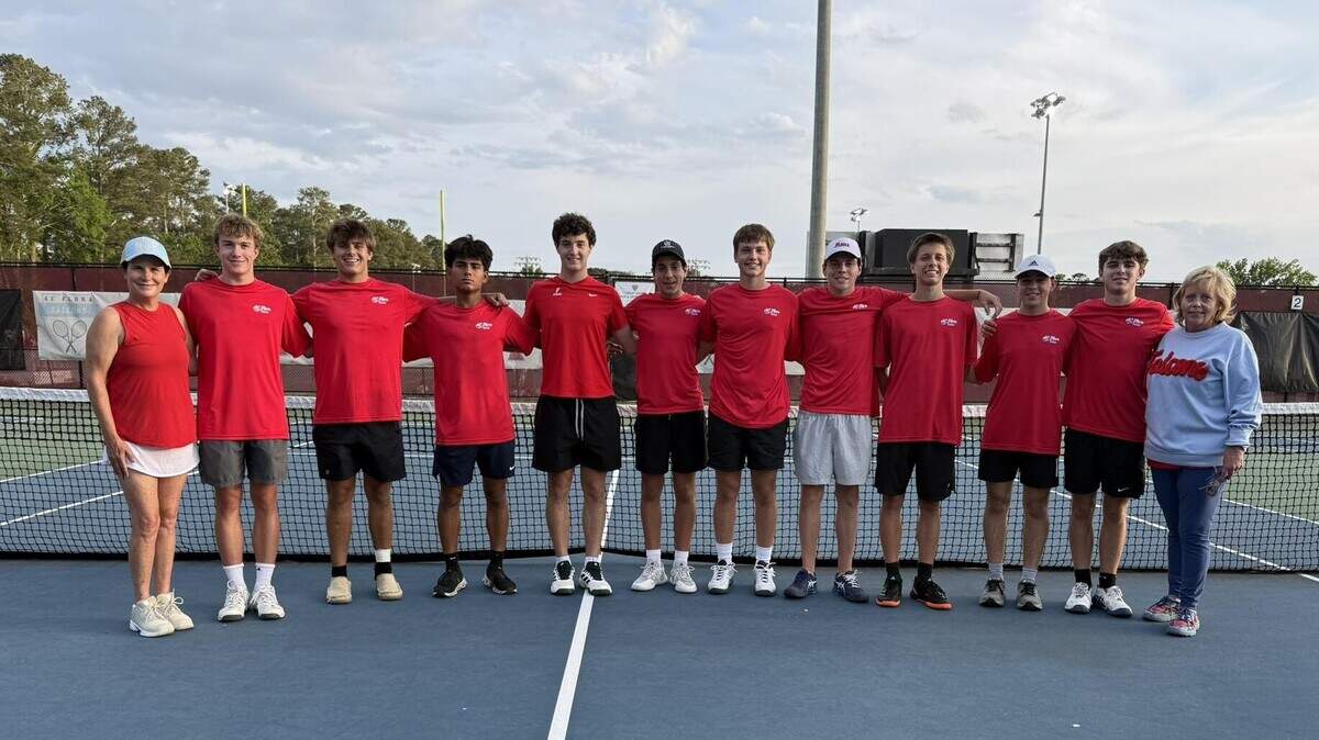 AC Flora boys tennis will play Bishop England for the 2026 SC High School League Class 4A championship on May 9, 2026.