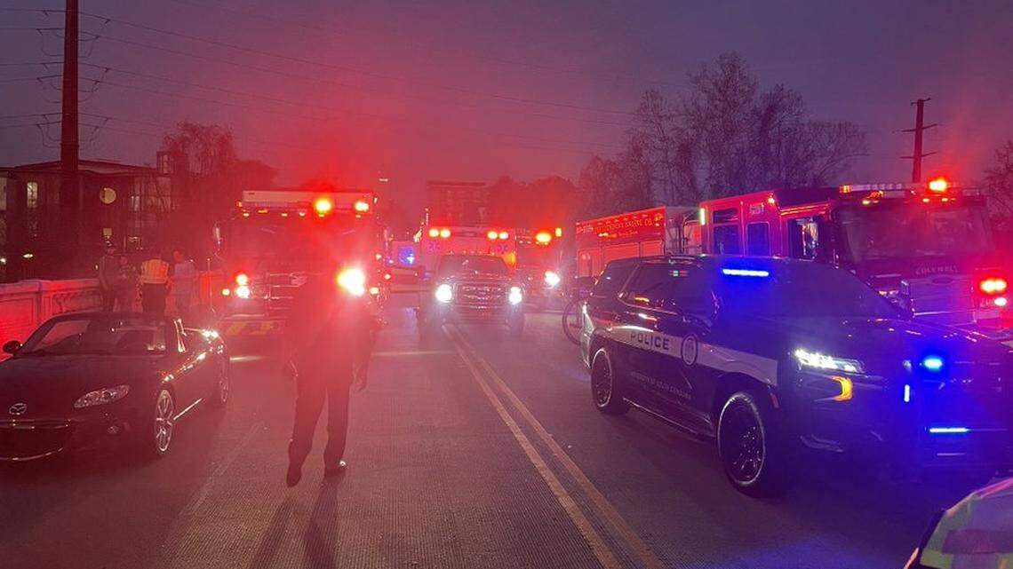 Man killed, woman critically injured in crash on downtown bridge, SC police say