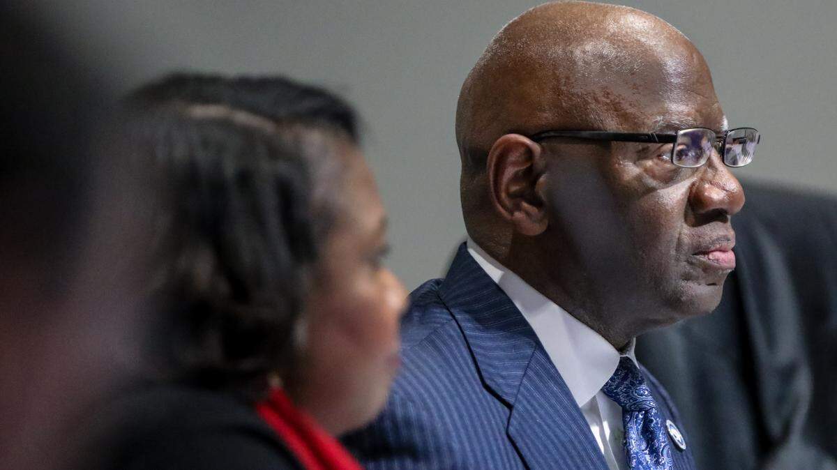 District 4 councilman and board chairman Paul Livingston at a meeting of the Richland County Council. 2/19/19