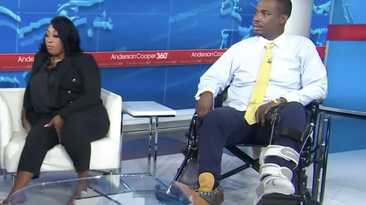 Eric Williams and LaTavia Washington McGee speak to Anderson Cooper for an exclusive interview on CNN on Wednesday.