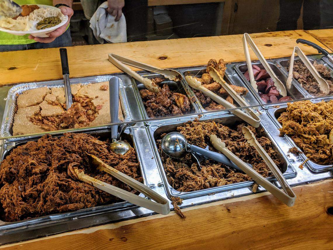 Barbecue buffet at Little Pigs