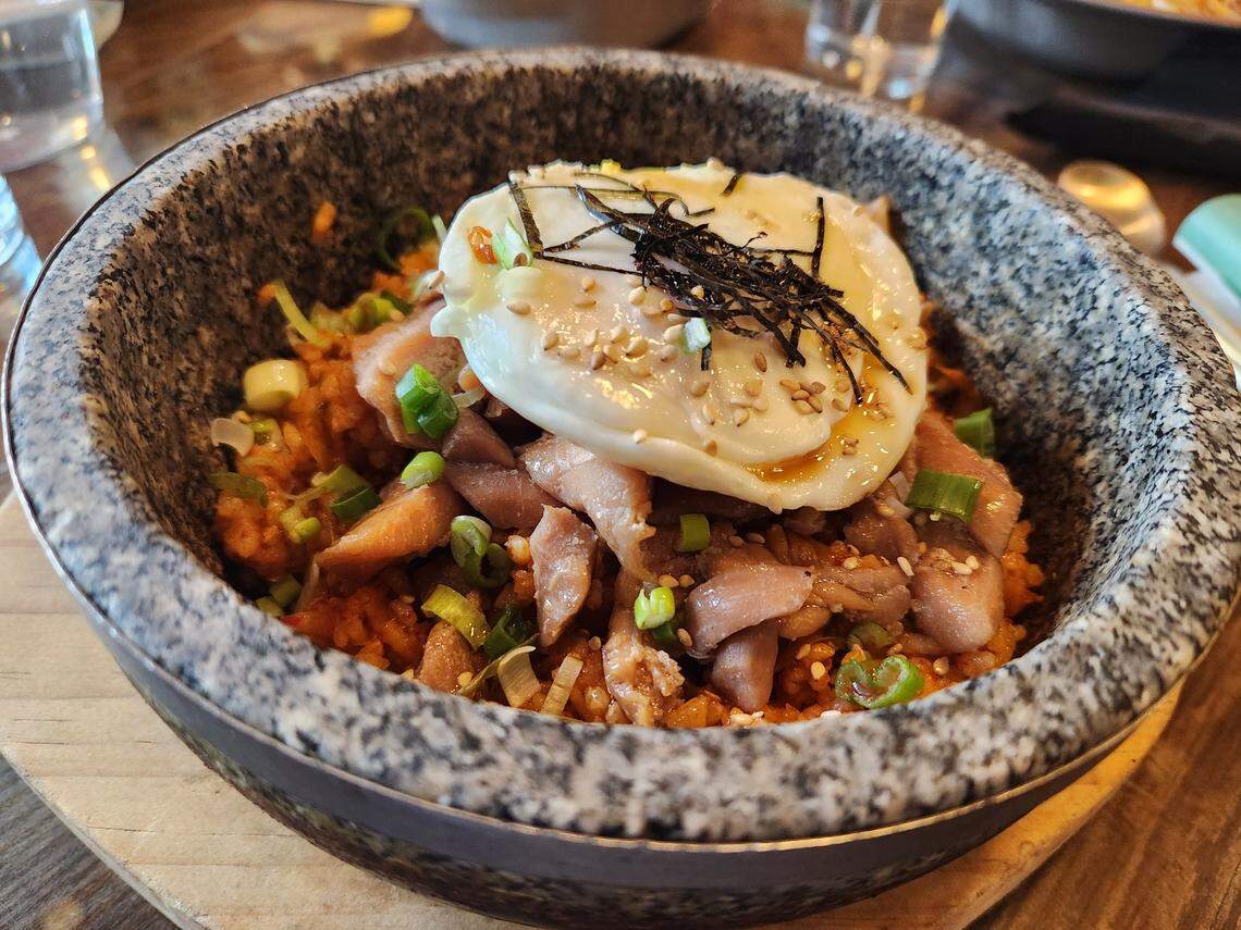 The kimchi fried rice from 929 Kitchen in Columbia.