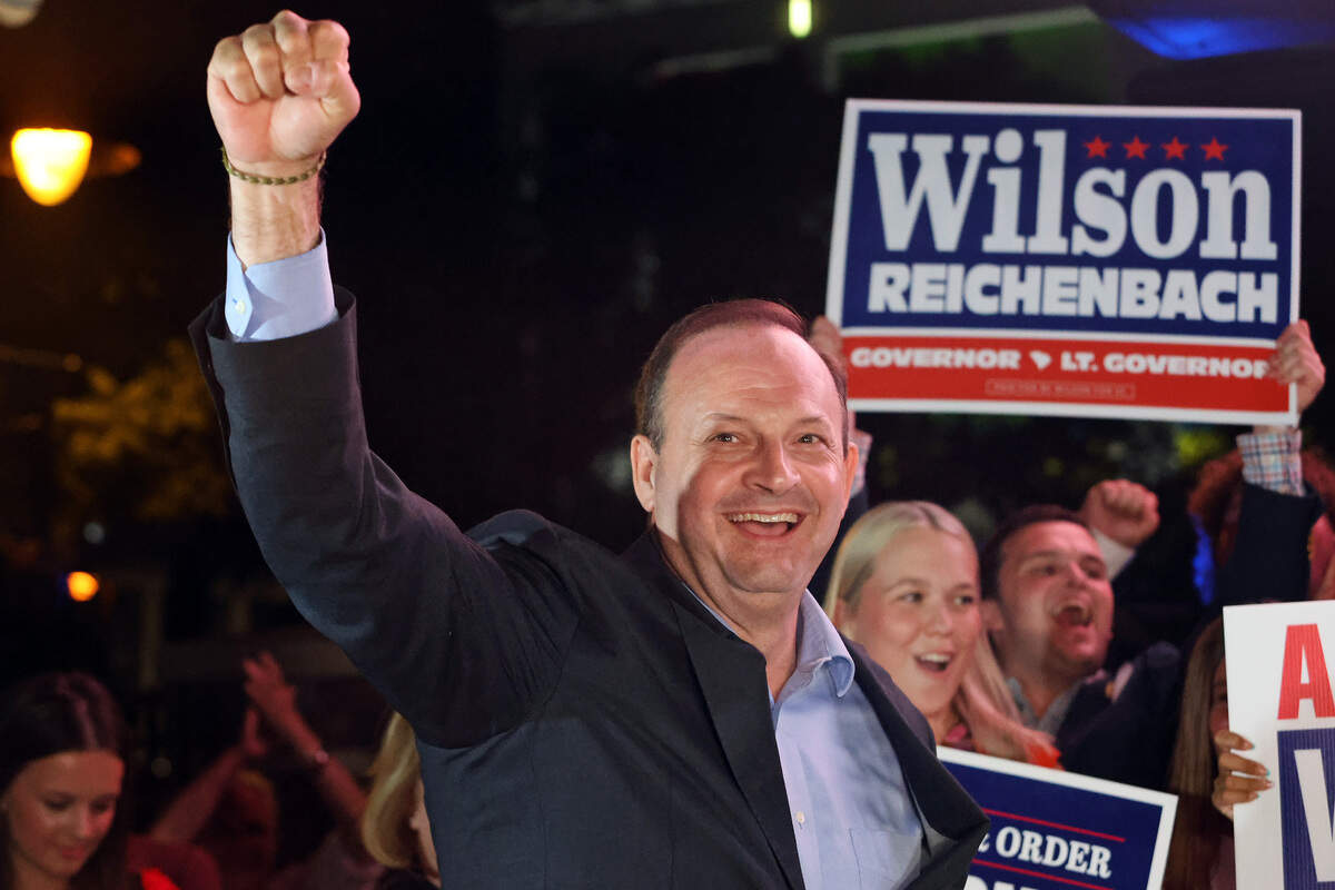 S.C. gubernatorial candidate Alan Wilson speaks to supporters Tuesday, June 9 during his campaign watch party at the Market On Main restaurant in Columbia.