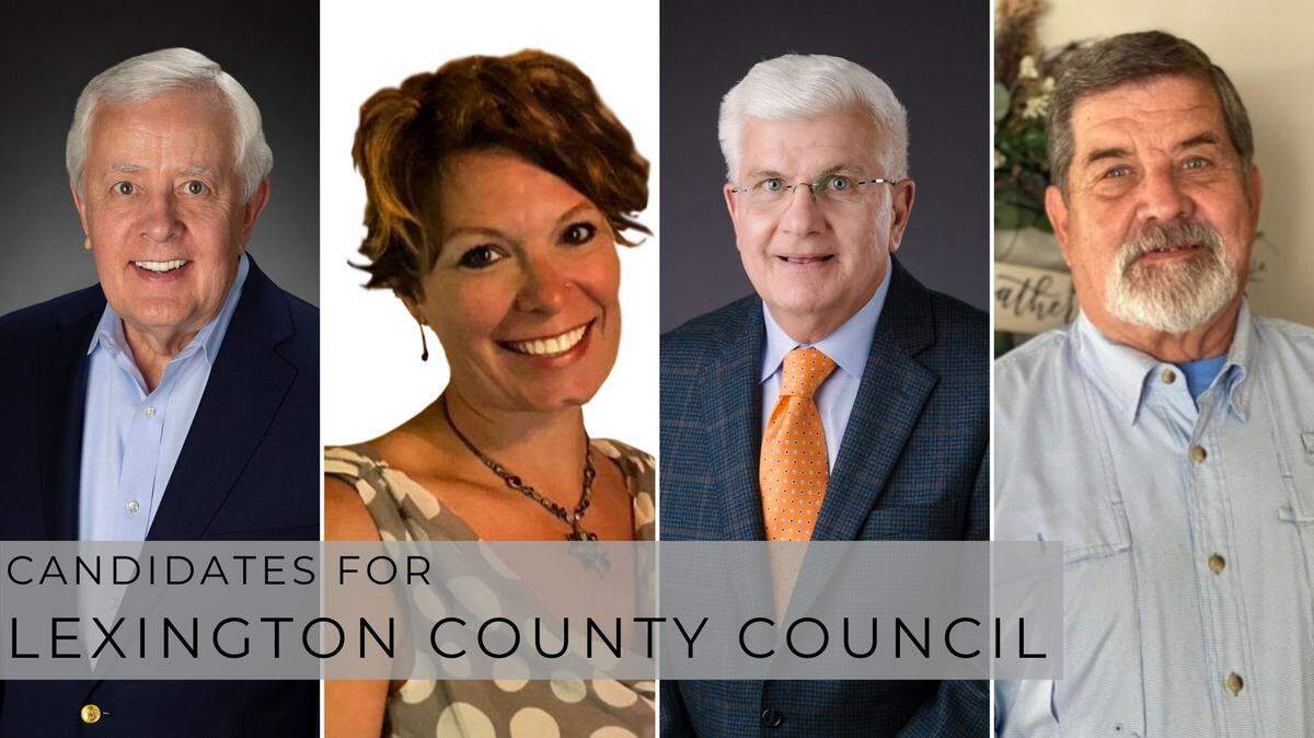 Johnny Jeffcoat, Charli Wessinger, Joel A. Tyson and Bimbo Jones are running for spots on Lexington County Council in the June primary.