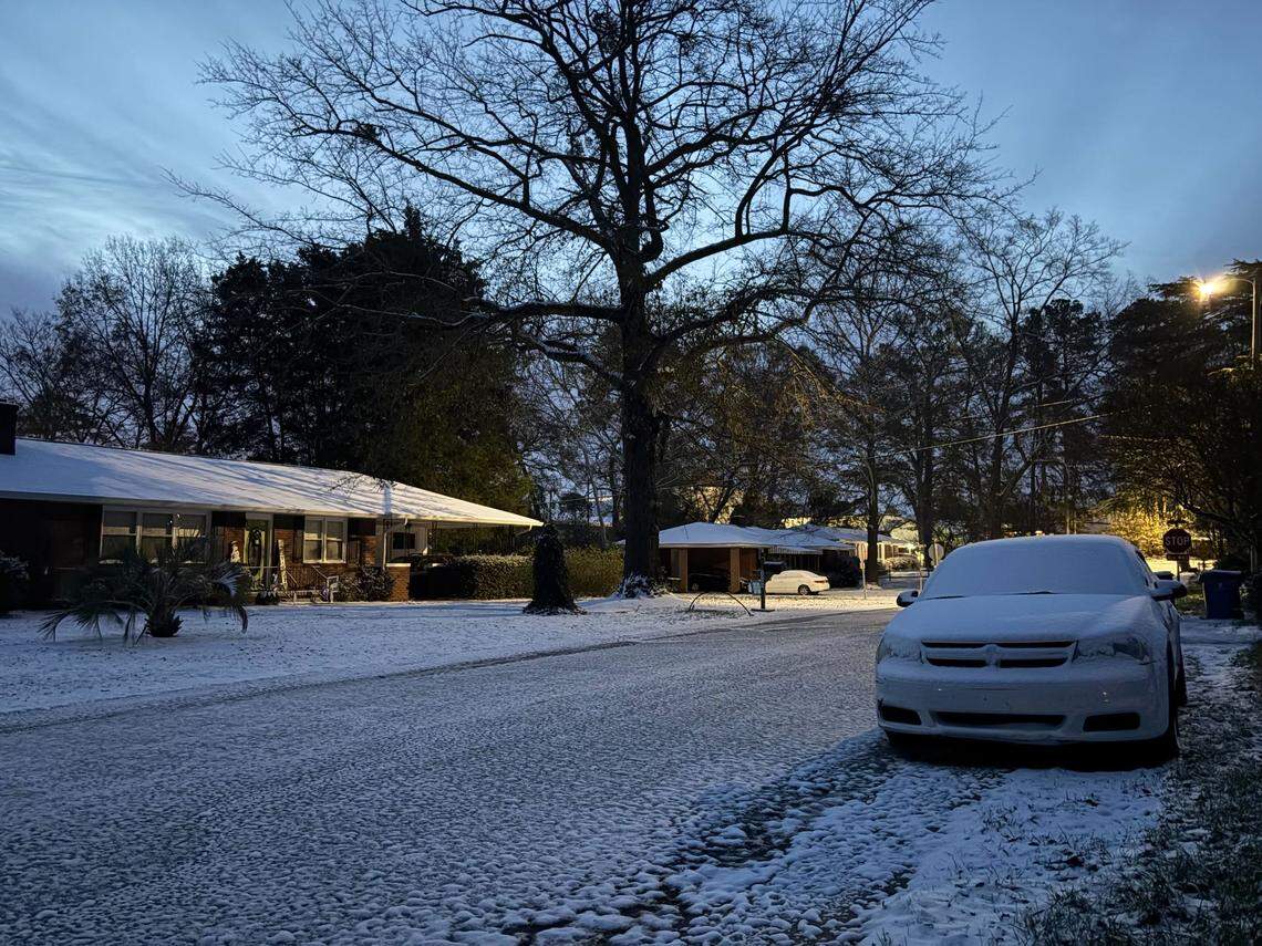 Images of snow from across the Midlands.