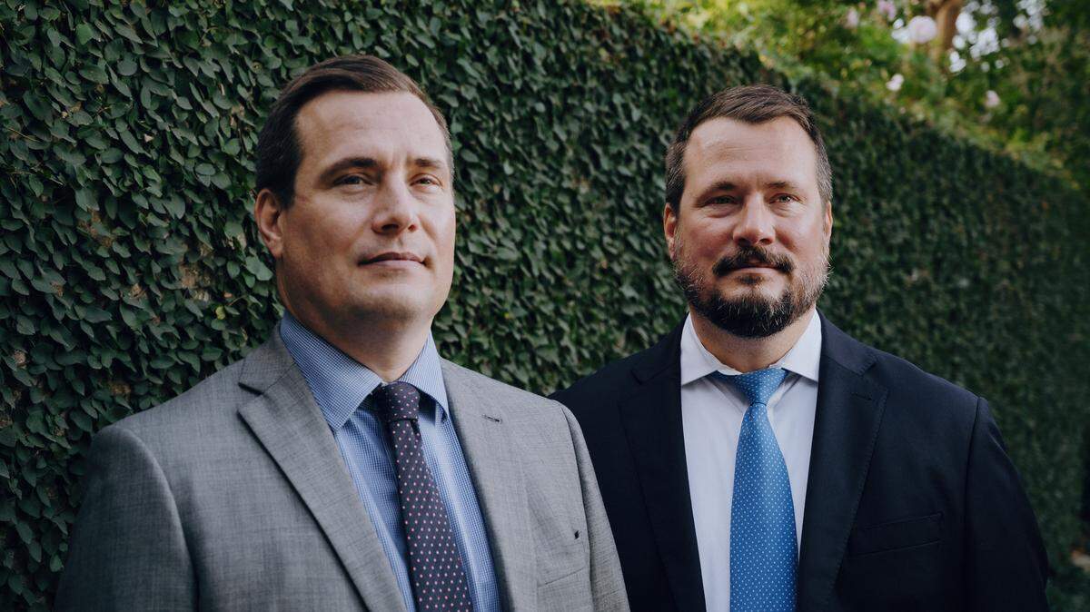 Columbia defense attorneys and twin brothers Luke (left) and Brian Shealey won a “not guilty” verdict in a case involving Venezuelan exiles, gun rights and free speech issue. 