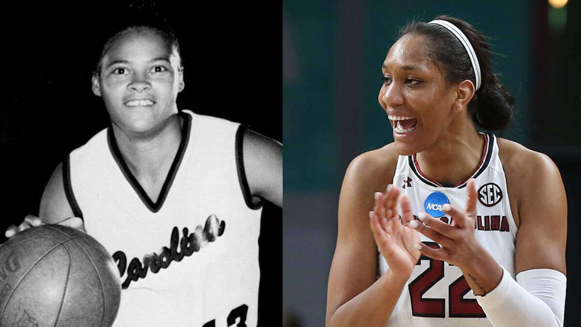 Gamecock greats Sheila Foster and A’ja Wilson