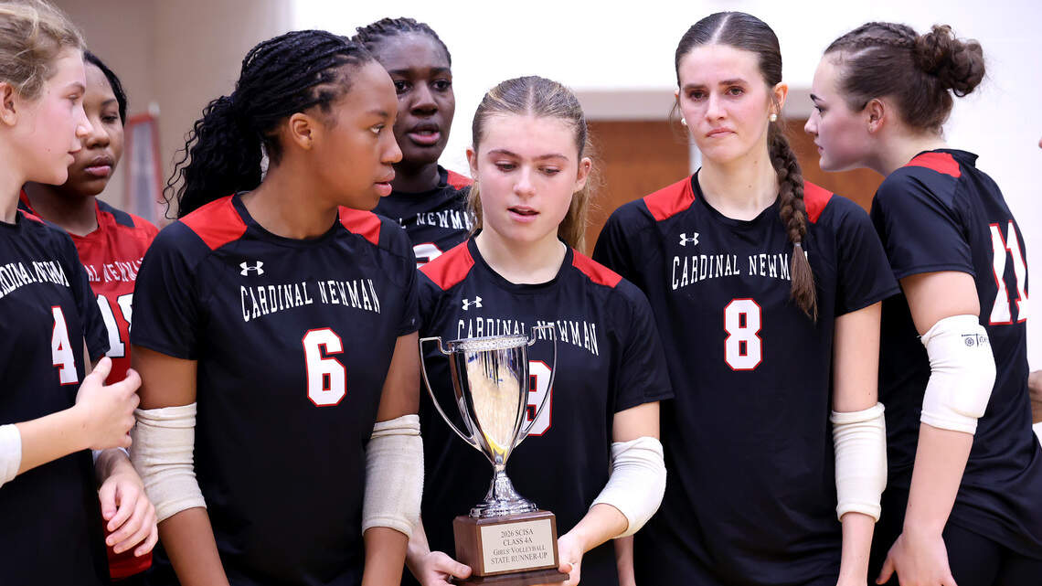 Cardinal Newman volleyball’s title streak ends. Porter-Gaud wins SCISA 4A crown