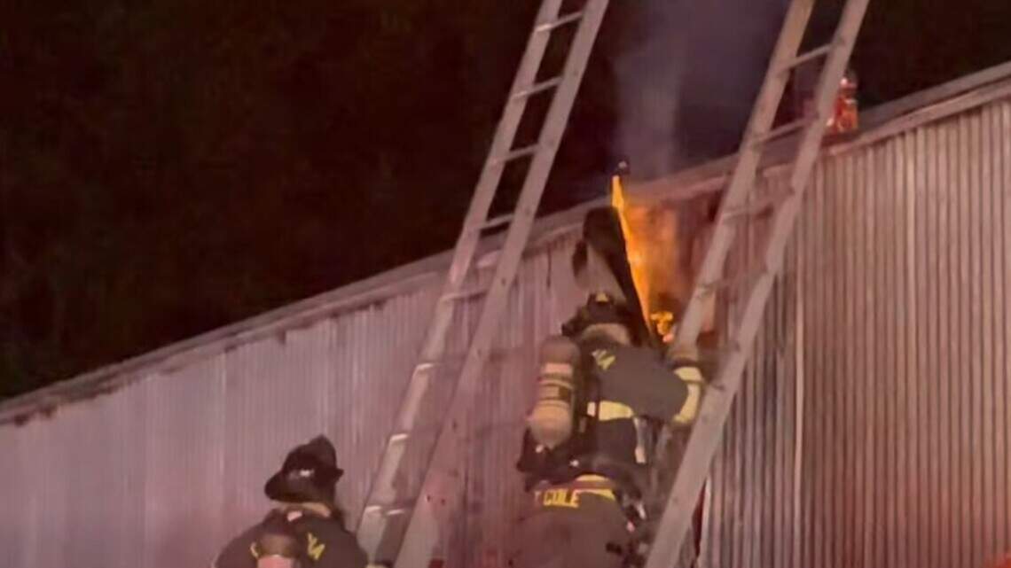 Fire was blowing out front windows of building in Columbia, SC officials say