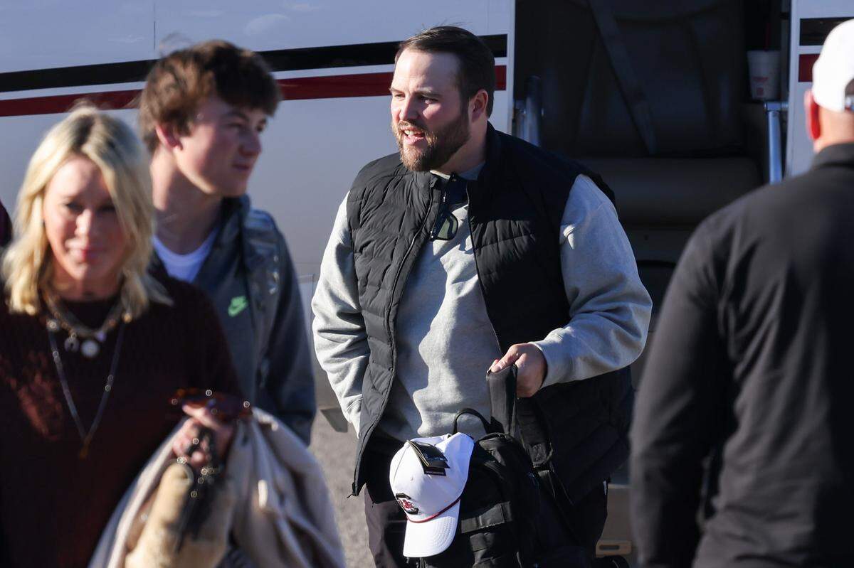 Michael Anthony arrives at Jim Hamilton-LB Owens Airport in Columbia on Thursday, December 11, 2025.