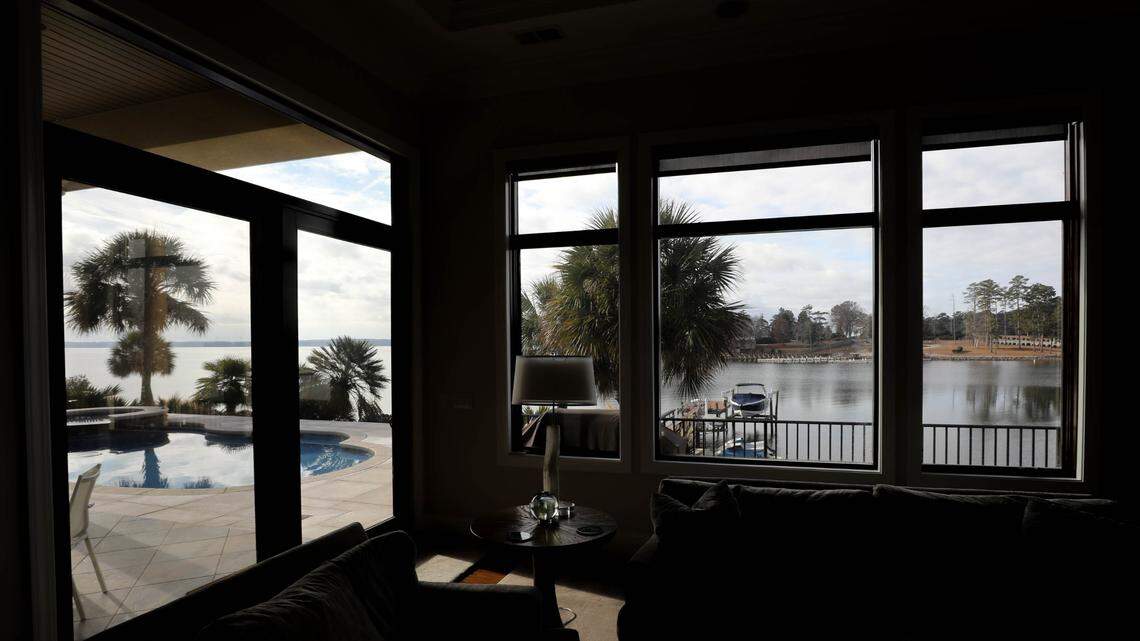 Pine Island sits across a cove from Rick Levitan’s house on Lake Murray. The island has been recently given to the state of South Carolina as part of a settlement. Nearby neighbors are concerned that if the island becomes a state park, the road leading to the island will become clogged with traffic.