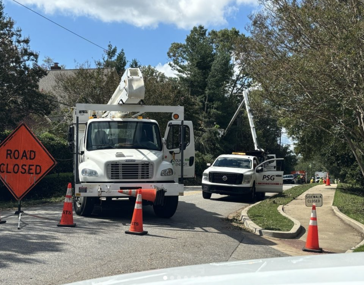 Some 2,000 crews traveled to Greenville County to help restore power.