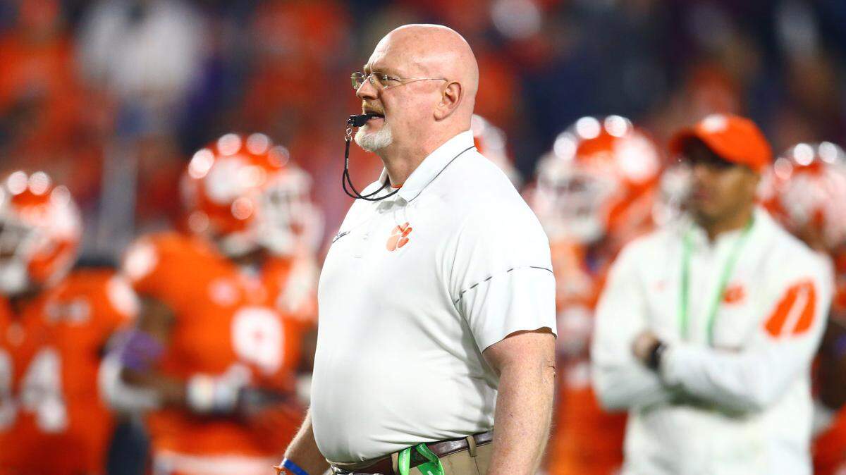 Clemson football strength and conditioning coach Joey Batson in 2016