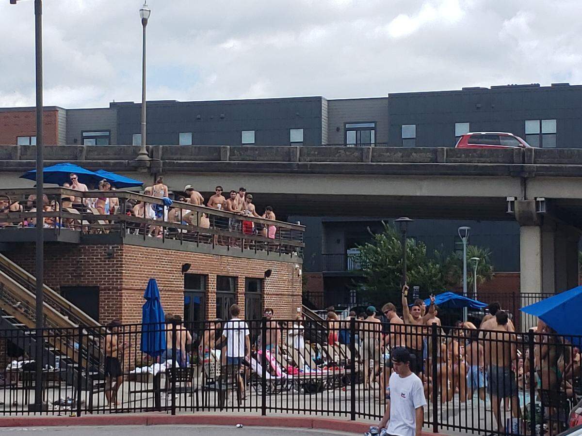 People violated Columbia’s mask ordinance and social distancing mandates at a pool party broken up by the fire department.