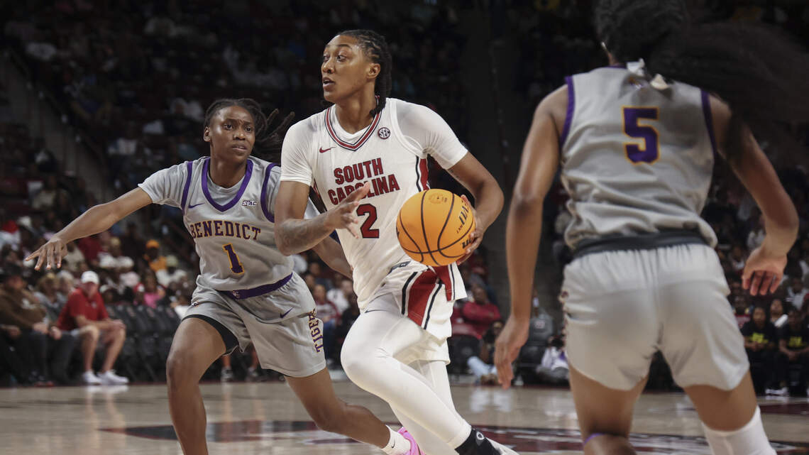 South Carolina WBB cruises past Benedict in exhibition. What we learned