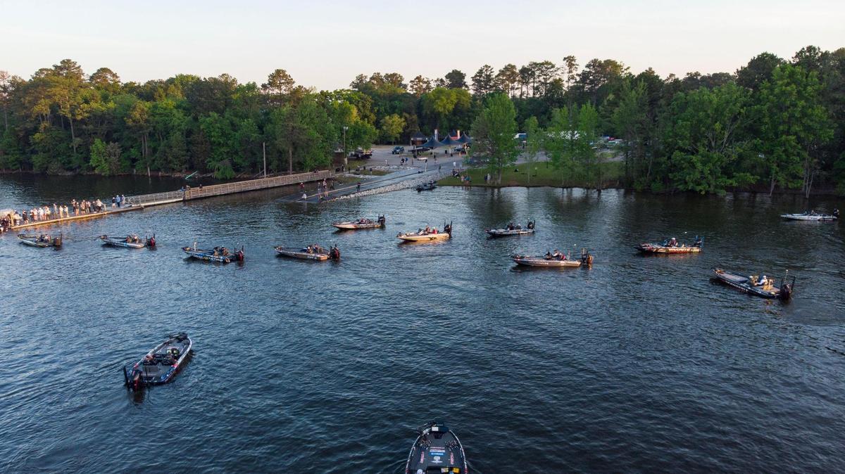 The Bassmaster Elite Series kicks off at Lake Murray on Thursday, April 20, 2023. Professional fishers will compete throughout the weekend.