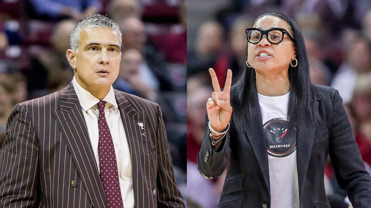 Frank Martin and Dawn Staley