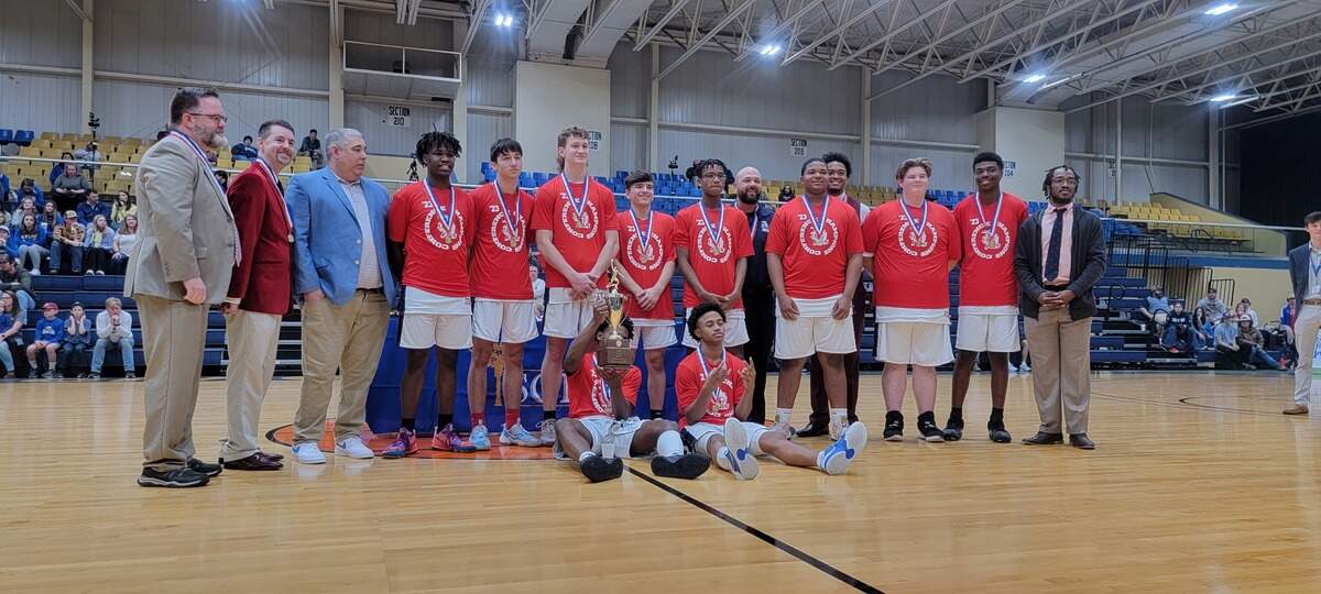 Faith Christian boys won the SCISA Class A boys championship on Feb. 25, 2023.