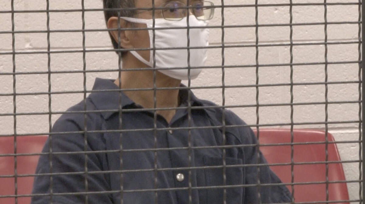 Rick Chow waits for a bond hearing to begin at Alvin S. Glenn Detention Center on Tuesday, May 30, 2023. Chow is accused of fatally shooting Columbia teenager Cyrus Carmack-Belton in the back after an apparent argument between the two at Chow’s Parklane Road store Sunday night, according to Richland County officials. (Pool image, WLTX, Chris Brathwaite)