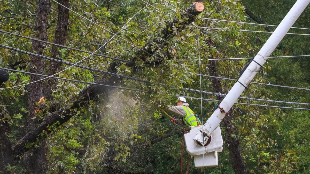 Outages continue after Hurricane Matthew downed trees and power lines around Lower Richland County.