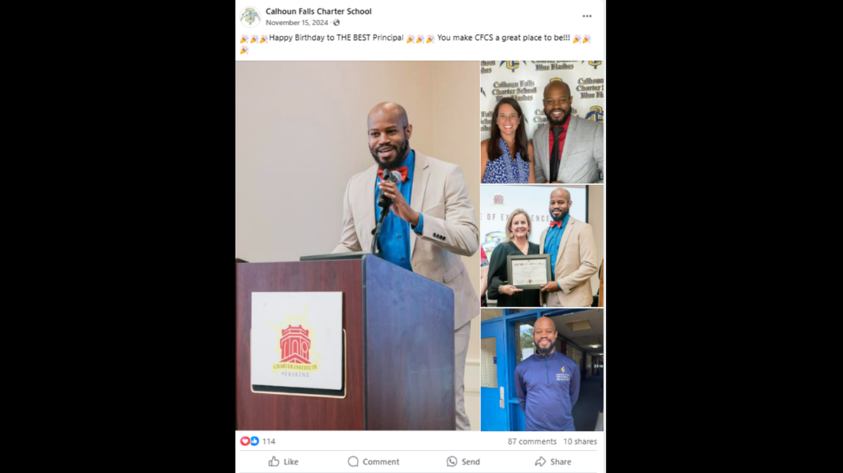 SC principal remained active at his school after being accused of sex with a student