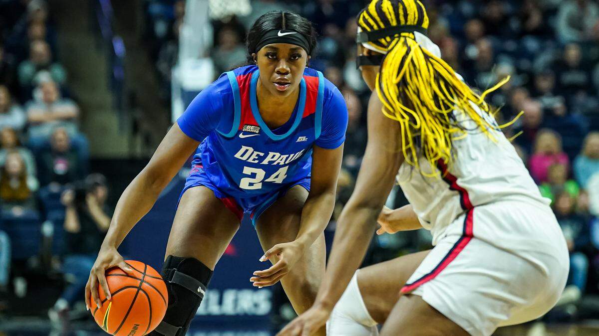 Forward Aneesah Morrow (24) is in the transfer portal after starting her career with DePaul