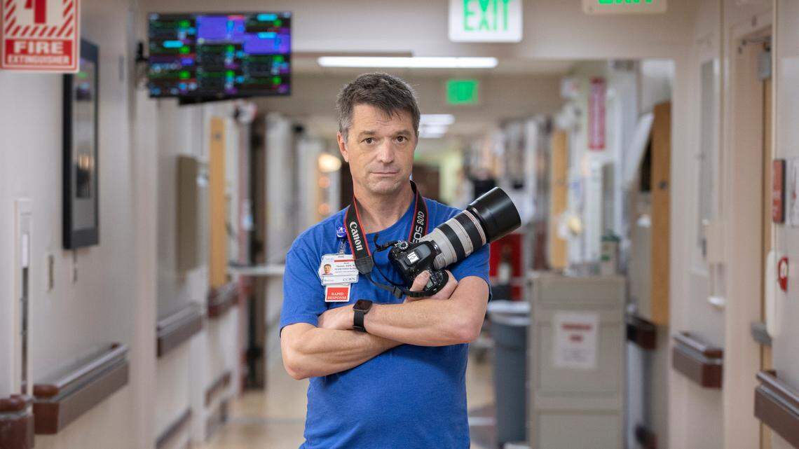 Alan Hawes, a former photojournalist who is now a registered nurse at the Medical University of South Carolina, documented daily life inside a South Carolina hosptial’s intensive care unit during the surge in coronavirus cases last fall.