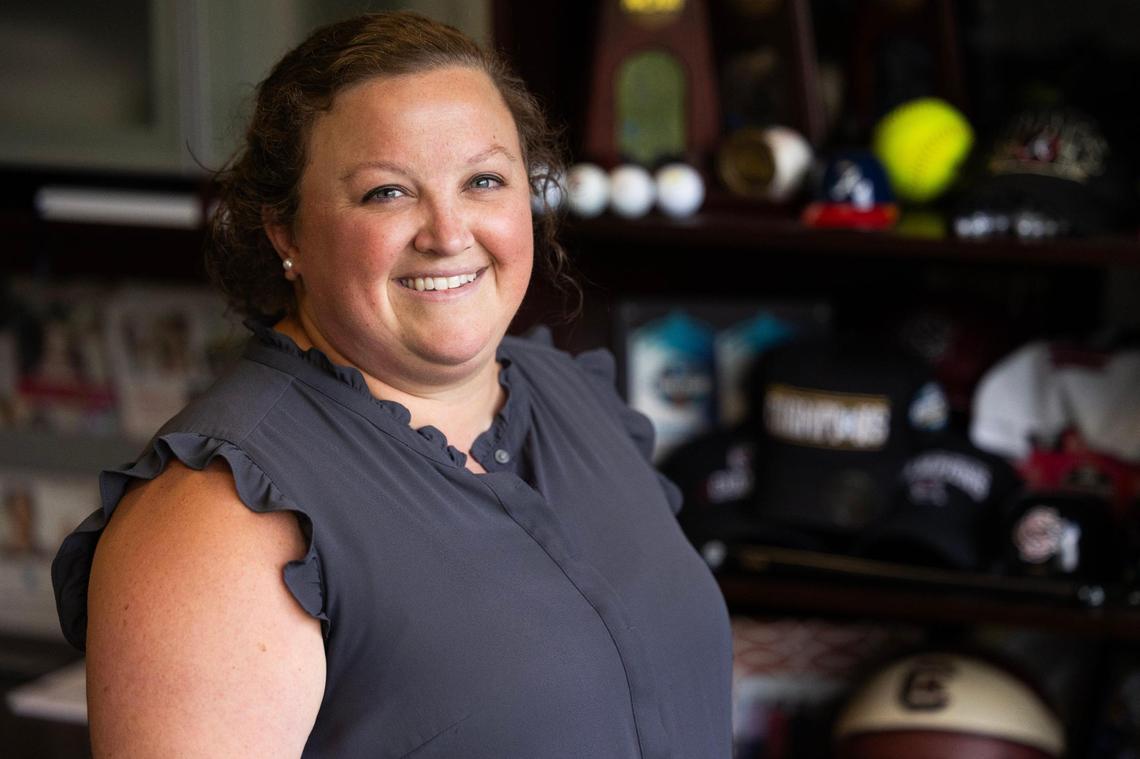 University of South Carolina associate athletics director for administration Hilary Cox helps the school stay in compliance with laws and rules around name, image and likeness deals for student-athletes.
