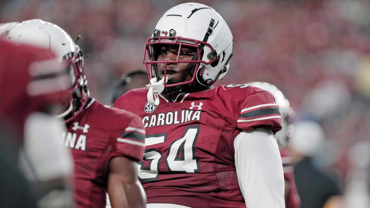 South Carolina’s Jamaal Whyce at the 2023 spring football game.