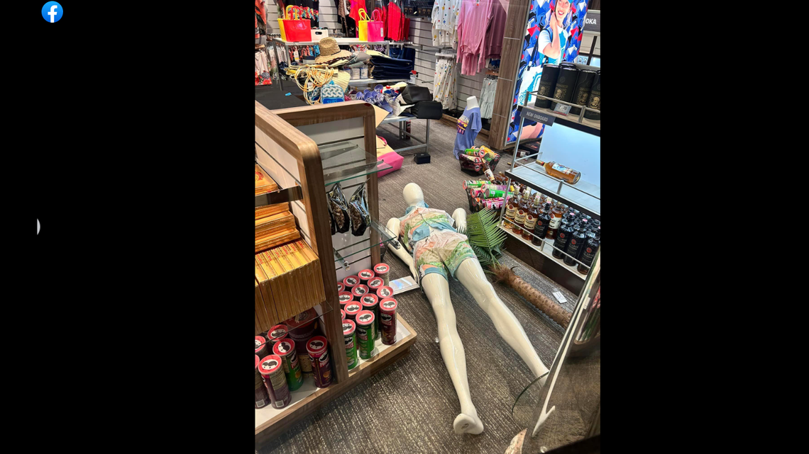 Passengers report that items were tossed when the cruise hit rough waters.