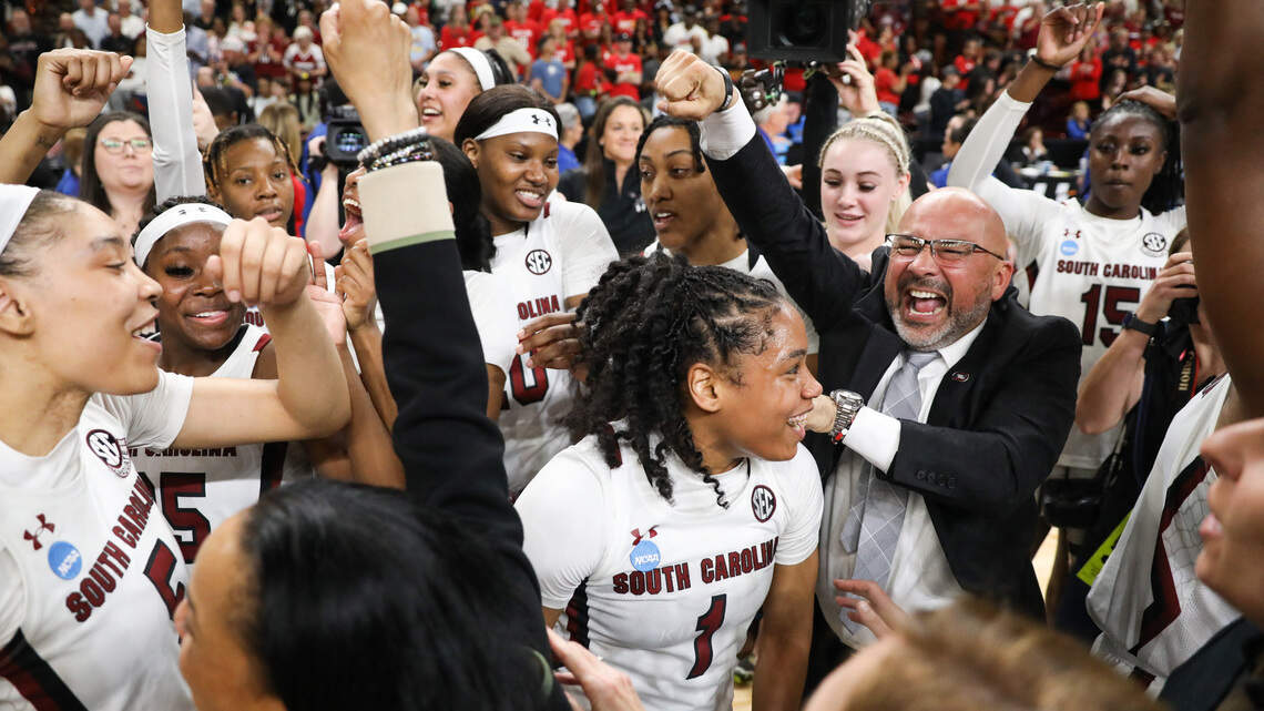 Marching on! No. 1 South Carolina defeats Maryland to reach NCAA Final Four