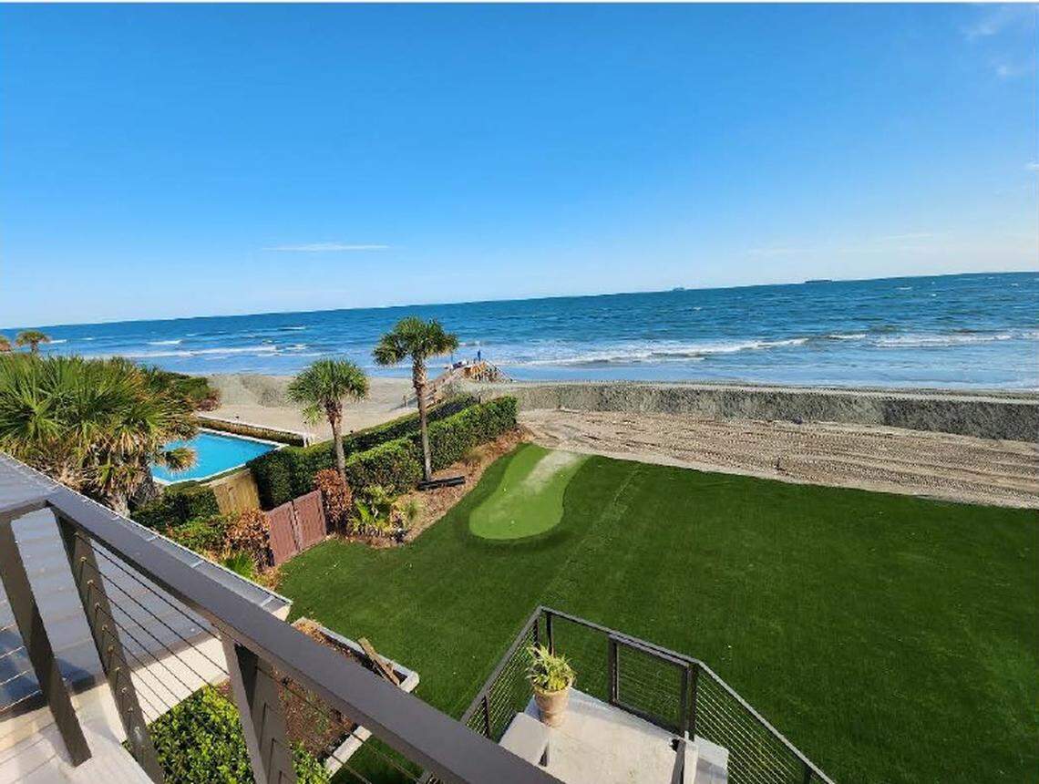 Isle of Palms property owner Rom Reddy has been in a dispute with state officials over construction they say was done illegally on the beach. This photo shows the property in Charleston County, where a seawall was built on the beach. Reddy says the work was legal.