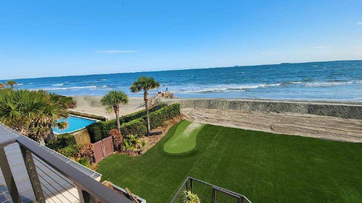 Isle of Palms property owner Rom Reddy has been in a dispute with state officials over construction they say was done illegally on the beach. This photo shows the property in Charleston County, where a seawall was built on the beach. Reddy says the work was legal.