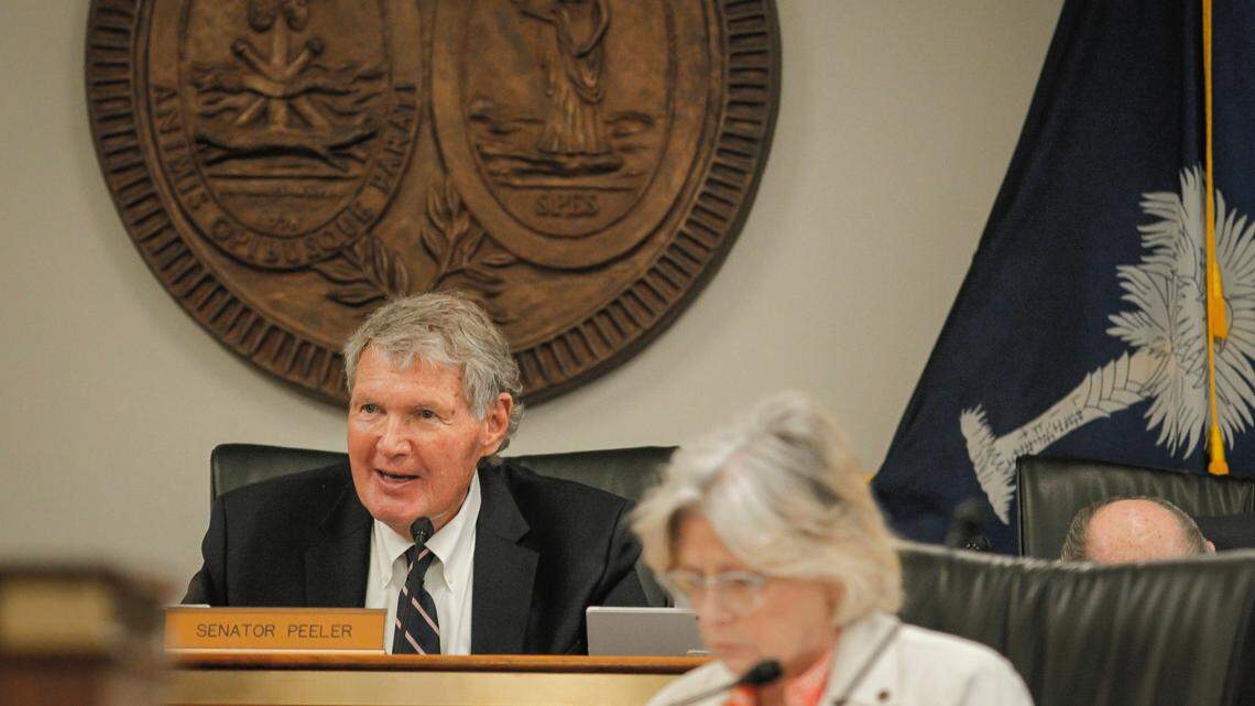 Sen. Harvey Peeler during a Senate Finance Committee meeting on Monday, April 3, 2023 in Columbia, S.C. (Travis Bell/STATEHOUSE CAROLINA)