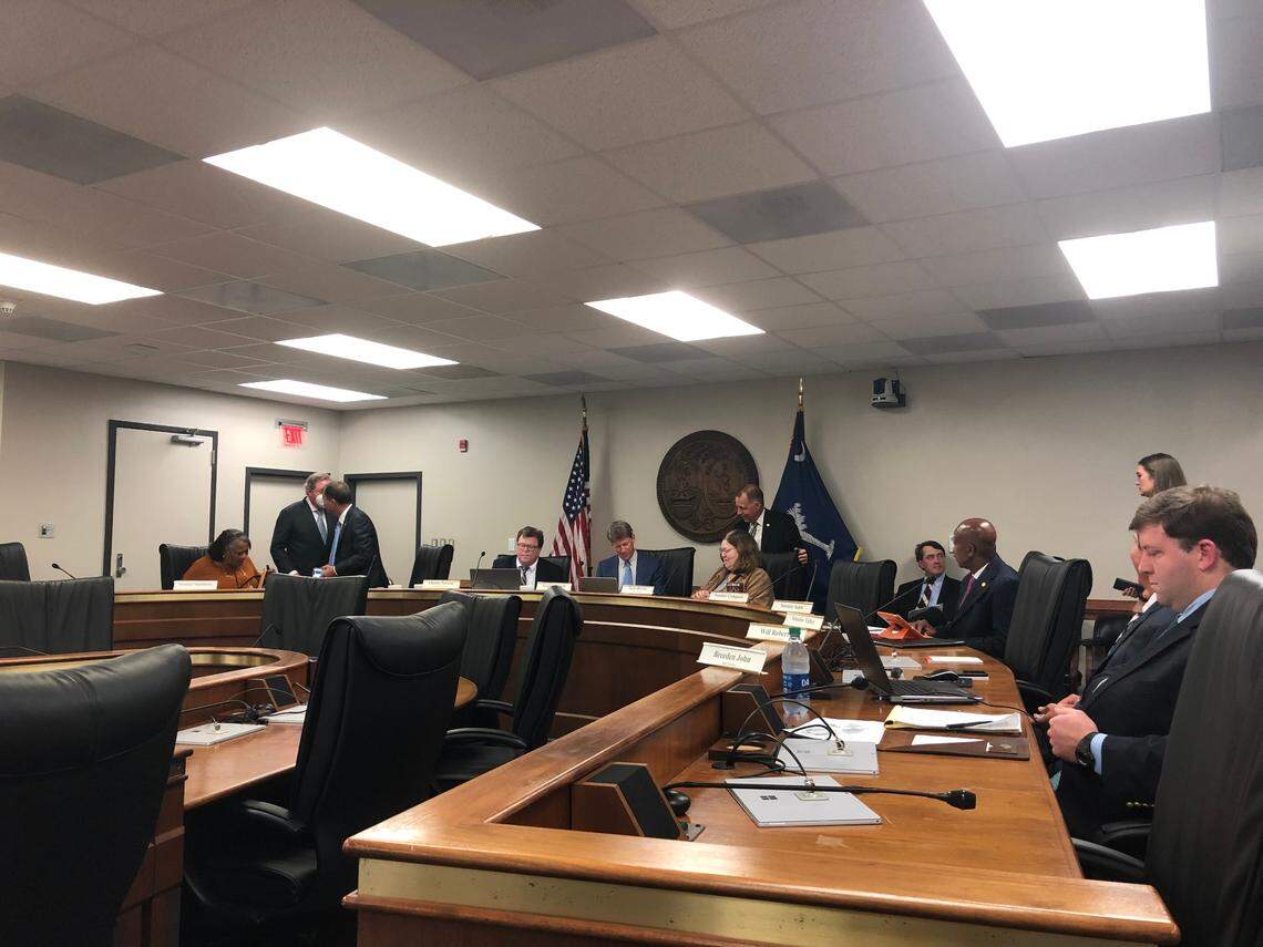 The South Carolina Senate’s special redistricting subcommittee held its first public hearing Tuesday, July 27, 2021, in Columbia, S.C.