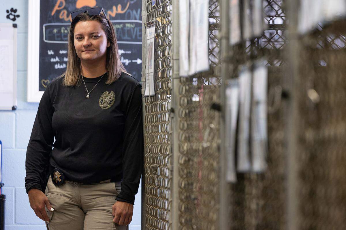Brittany Jones, director and chief of Enforcement and Sheltering at Lexington County Animal Services, on Thursday, October 10, 2024.