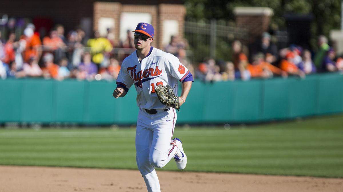 Clemson's Drew Wharton homered for the Tigers Tuesday night against Georgia.
