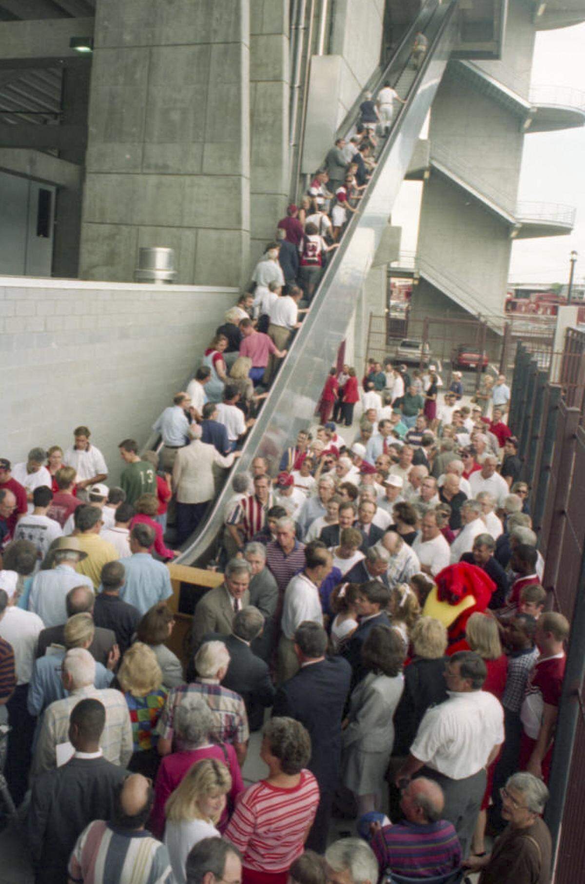 When it was built in 1986, the escalator to The Zone was the longest in South Carolina.