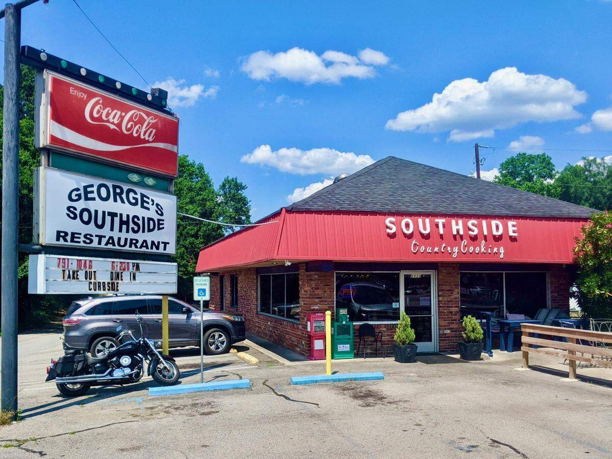 George’s Southside on Charleston Highway is tucked away between a gas station and the Cayce Farmer’s Market.