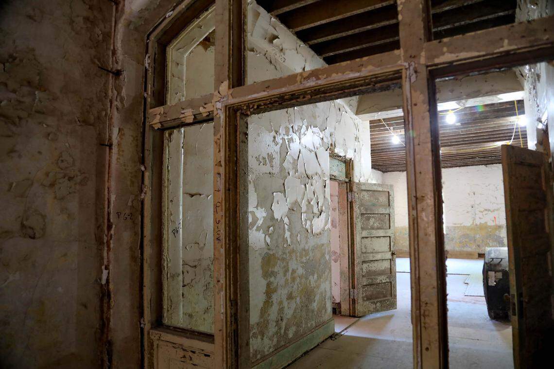 The Babcock building on the BullStreet campus is being converted into apartments. The first units will be ready for occupancy in early 2022.