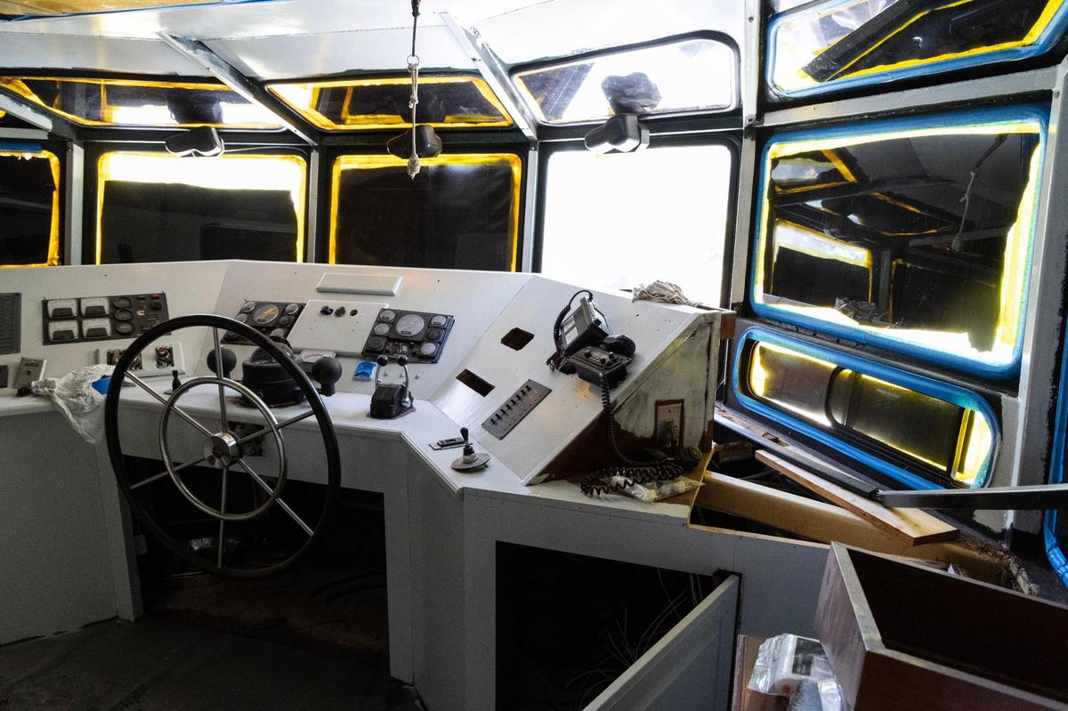 The Spirit of Lake Murray is under construction on Monday, June 12, 2023. Once renovated, the ship will be available for parties and other events on the water.