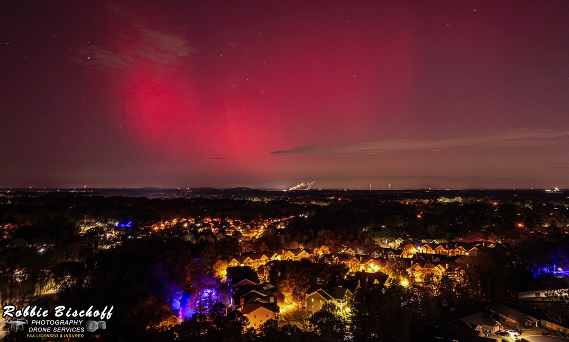 Robbie Bischoff took this photo a few miles outside Rock Hill, South Carolina, on Nov. 11, 2025.