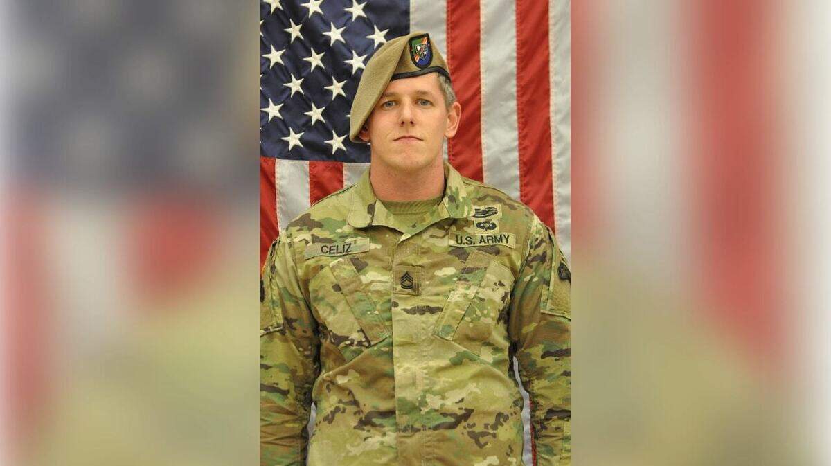 Sgt. 1st Class Christopher A. Celiz was killed in combat in Afghanistan July 12, 2018.