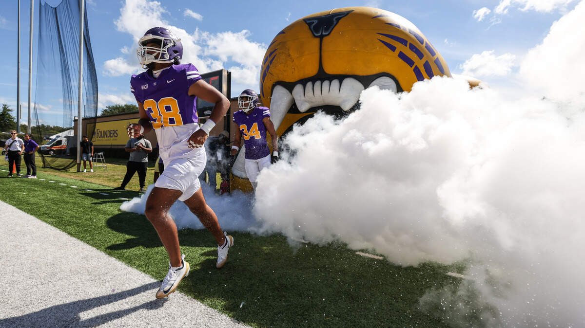 Benedict players take the field before their game against Allen at Charles W. Johnson Stadium in Columbia on Saturday, October 4, 2025.
