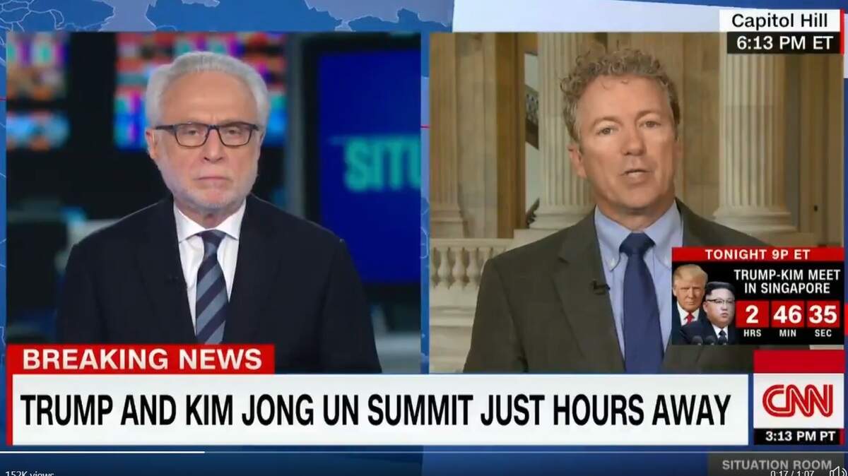 Sen. Rand Paul, R-Ky., right, called Sen. Lindsey Graham, R-S.C., a 'danger to the country' for urging lawmakers to authorize use of military force against North Korea, in case talks between President Donald Trump and North Korean leader Kim Jong Un failed Monday. Paul's comments on CNN ahead of the historic summit.