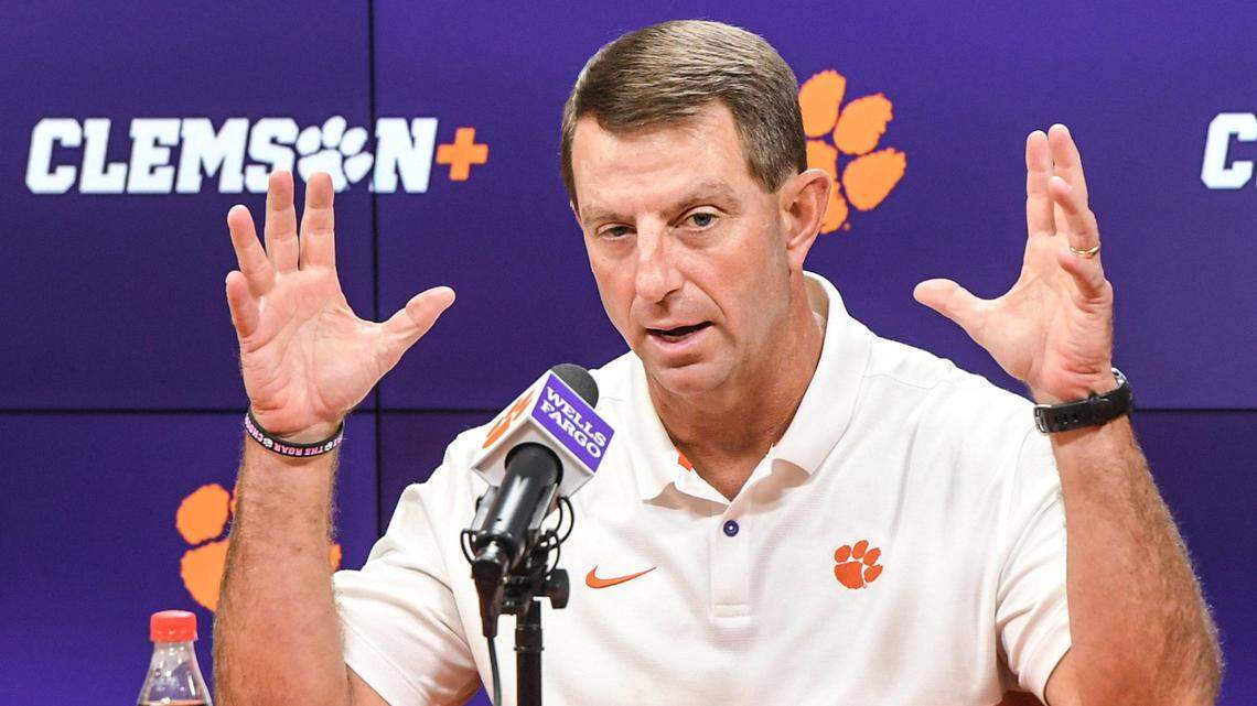 Clemson head coach Dabo Swinney