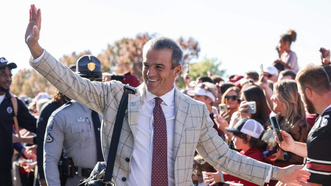 South Carolina head coach Shane Beamer 